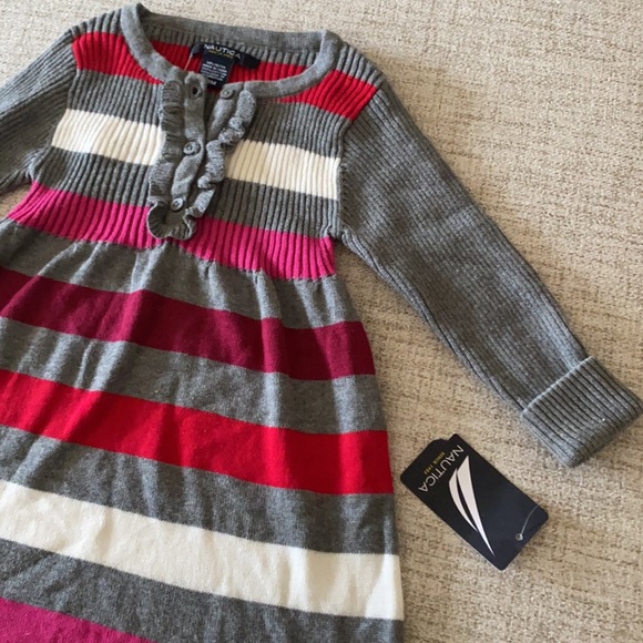 nautica knit dress set with bottoms 18 months - Picture 7 of 11